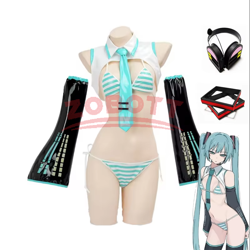 Anime Cosplay Miku - Kostum Cosplay Anime Game Miku Miku