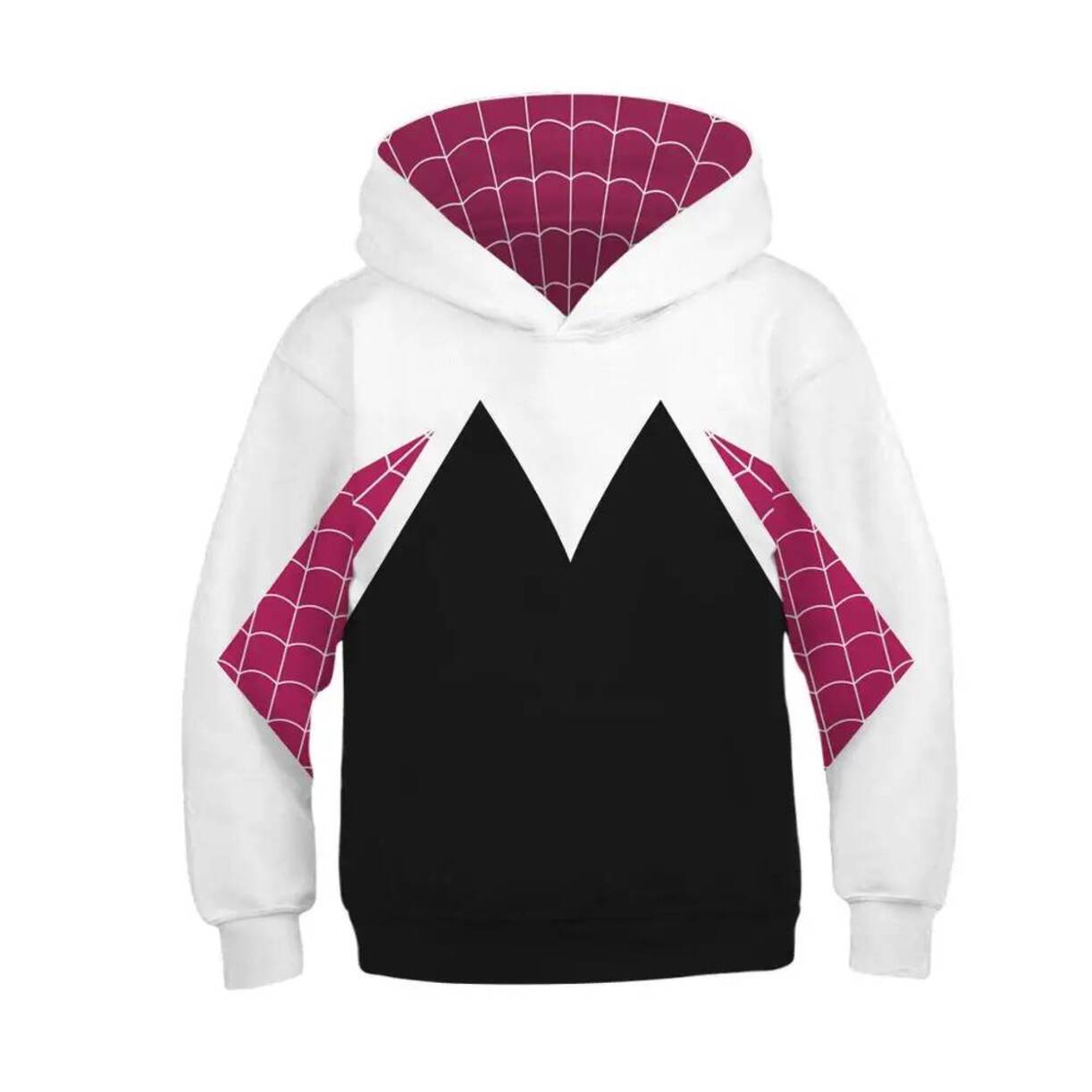 Kids Cosplay Anime - Kostum Cosplay Gwen Stacy Anak-anak Hoodie