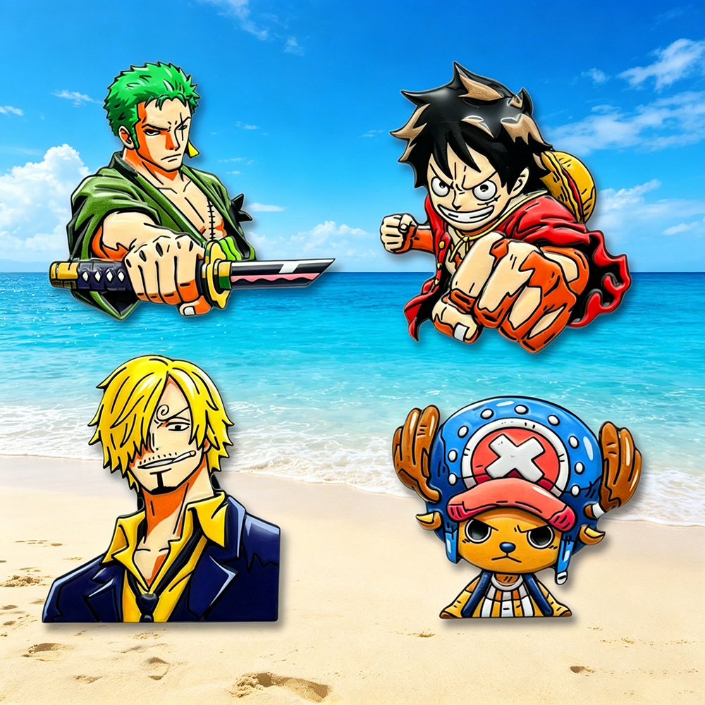 Cosplay Anime Zoro - 4 Buah Set Bros Karakter Kartun