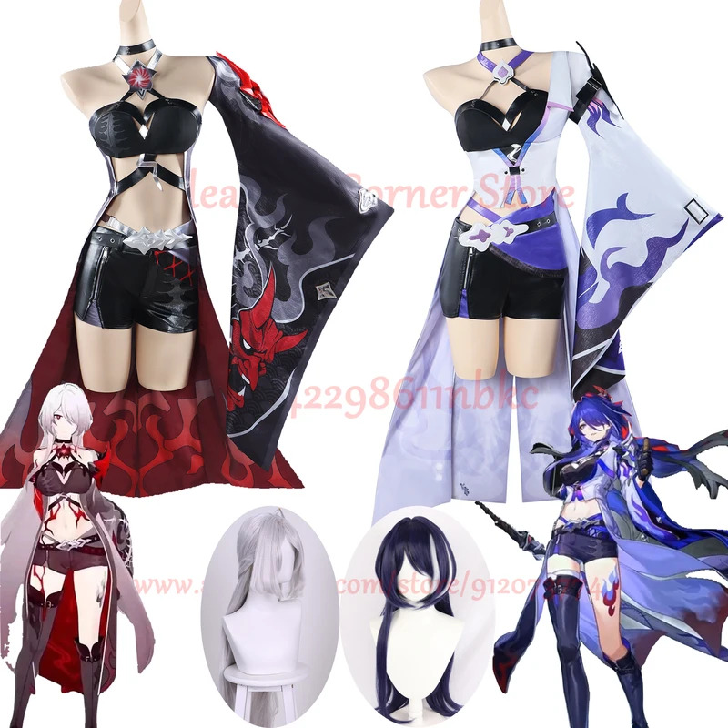 Anime Cosplay Waifu - Tersedia Kostum Cosplay Acheron Pakaian Gaun