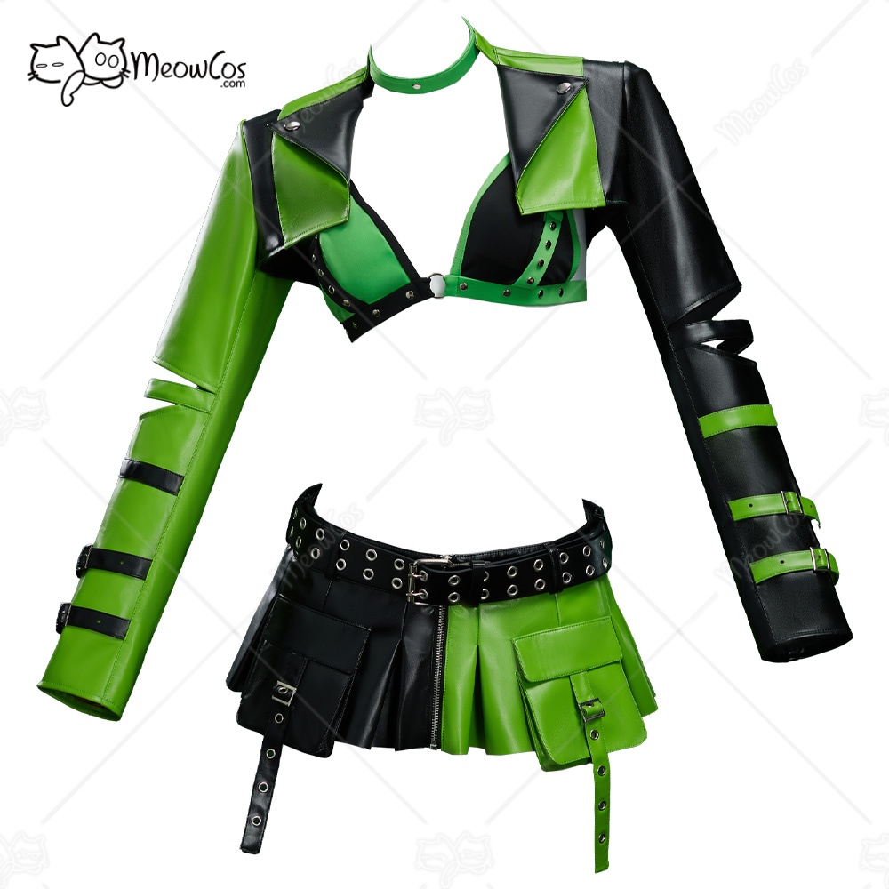 Anime Cosplay Com - Set Rok dan Mantel Anime Wanita