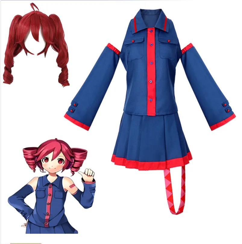Kostum Cosplay Kasane Teto Ani - Anime Cosplay Miku ulasan dan harga