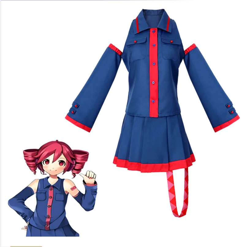 Kostum Cosplay Kasane Teto Ani - Anime Cosplay Miku ulasan dan harga