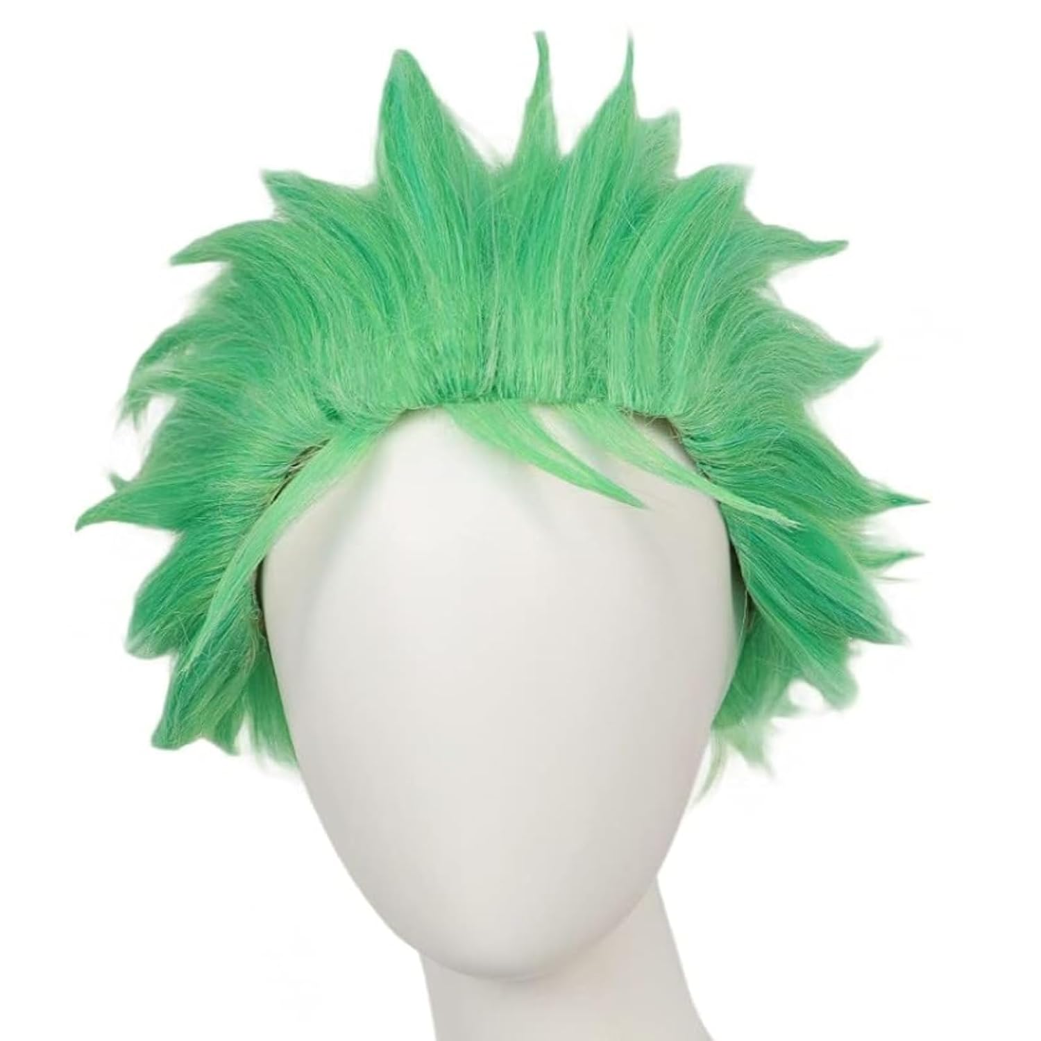 Wig Hijau Pendek untuk Pria Wi - Cosplay Anime Zoro ulasan dan harga