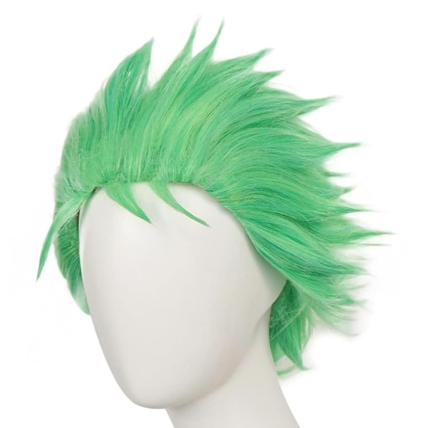 Wig Hijau Pendek untuk Pria Wi - Cosplay Anime Zoro ulasan dan harga