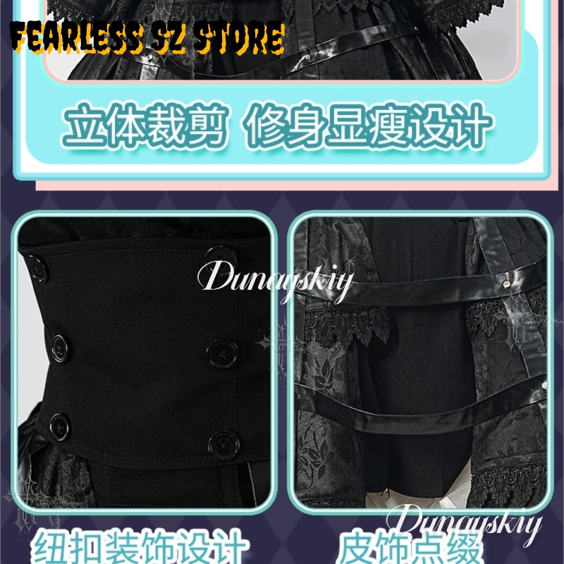 Gaun Gotik Anak Perempuan Karn - Anime Cosplay Japanese Girl ulasan dan harga