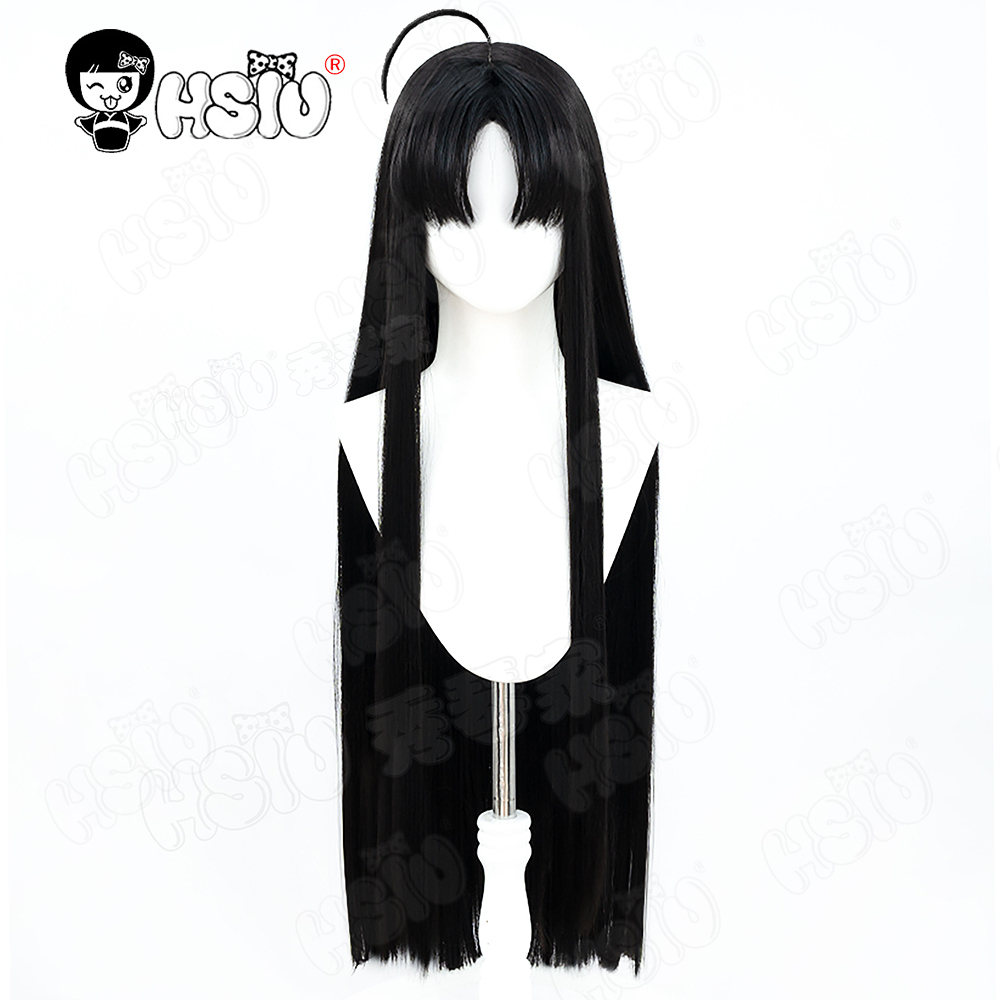 Wig Cosplay Awa Subaru HSIU 80 - Anime Cosplay Girl With Black Hair ulasan dan harga