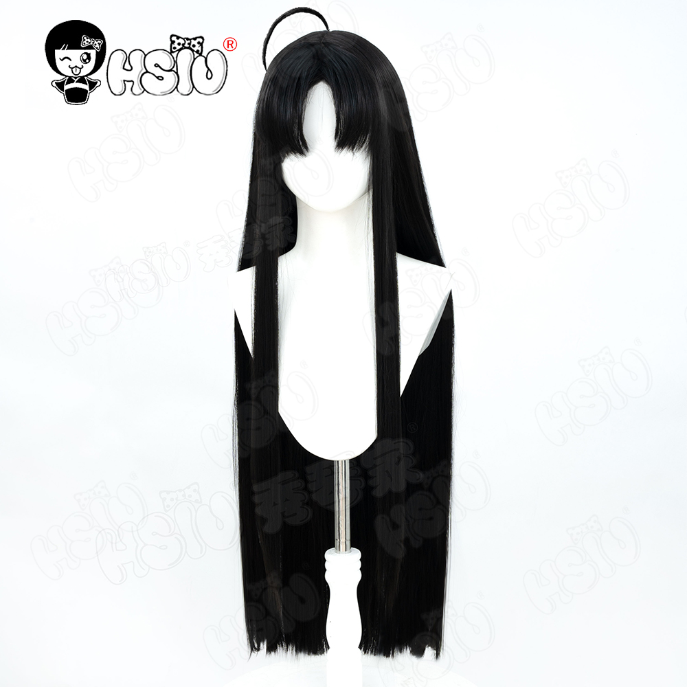Wig Cosplay Awa Subaru HSIU 80 - Anime Cosplay Girl With Black Hair ulasan dan harga