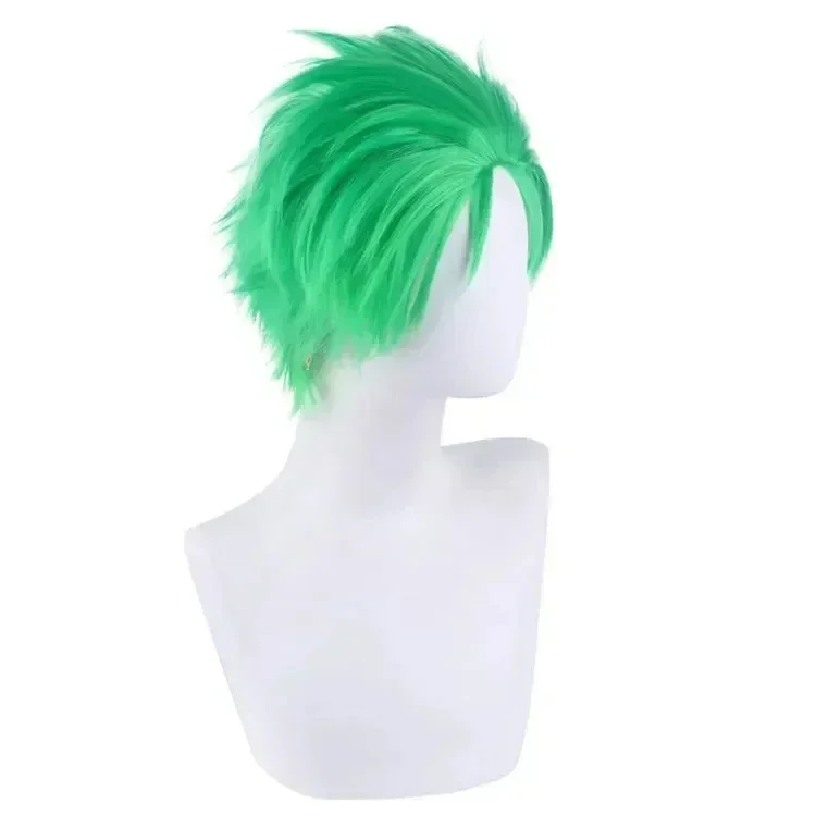 Wig hijau latar belakang Anime - Cosplay Anime Zoro ulasan dan harga