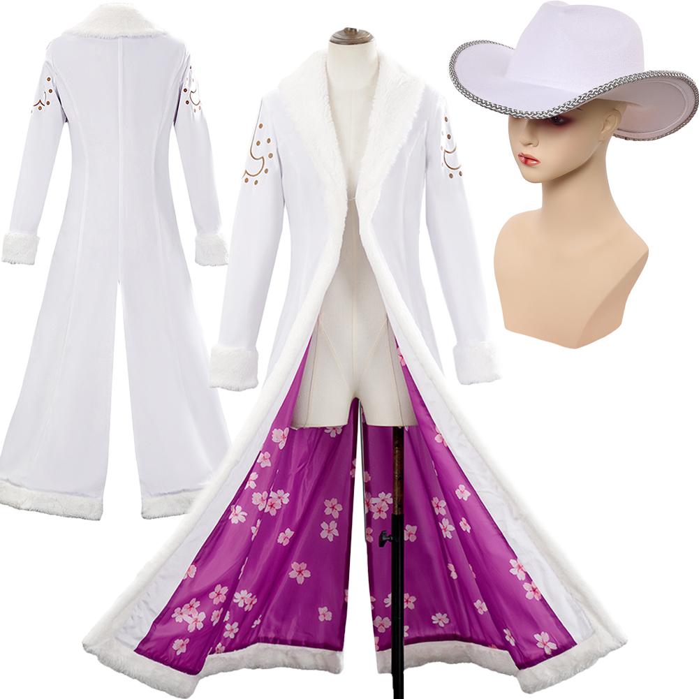 Nico Robin Cosplay Kostum Puti - Anime Cosplay Robin ulasan dan harga