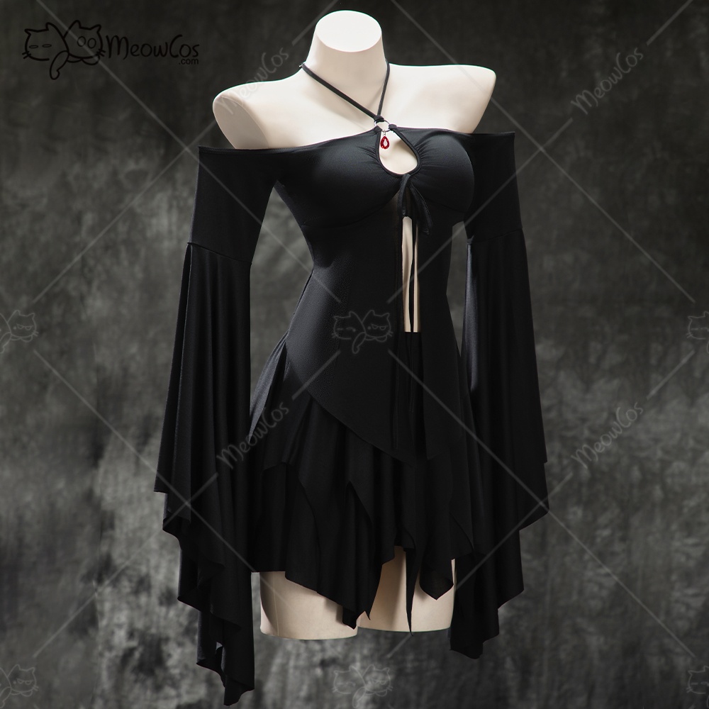 MEOWCOS Set Rok Atasan Hitam G - Anime Cosplay Com ulasan dan harga
