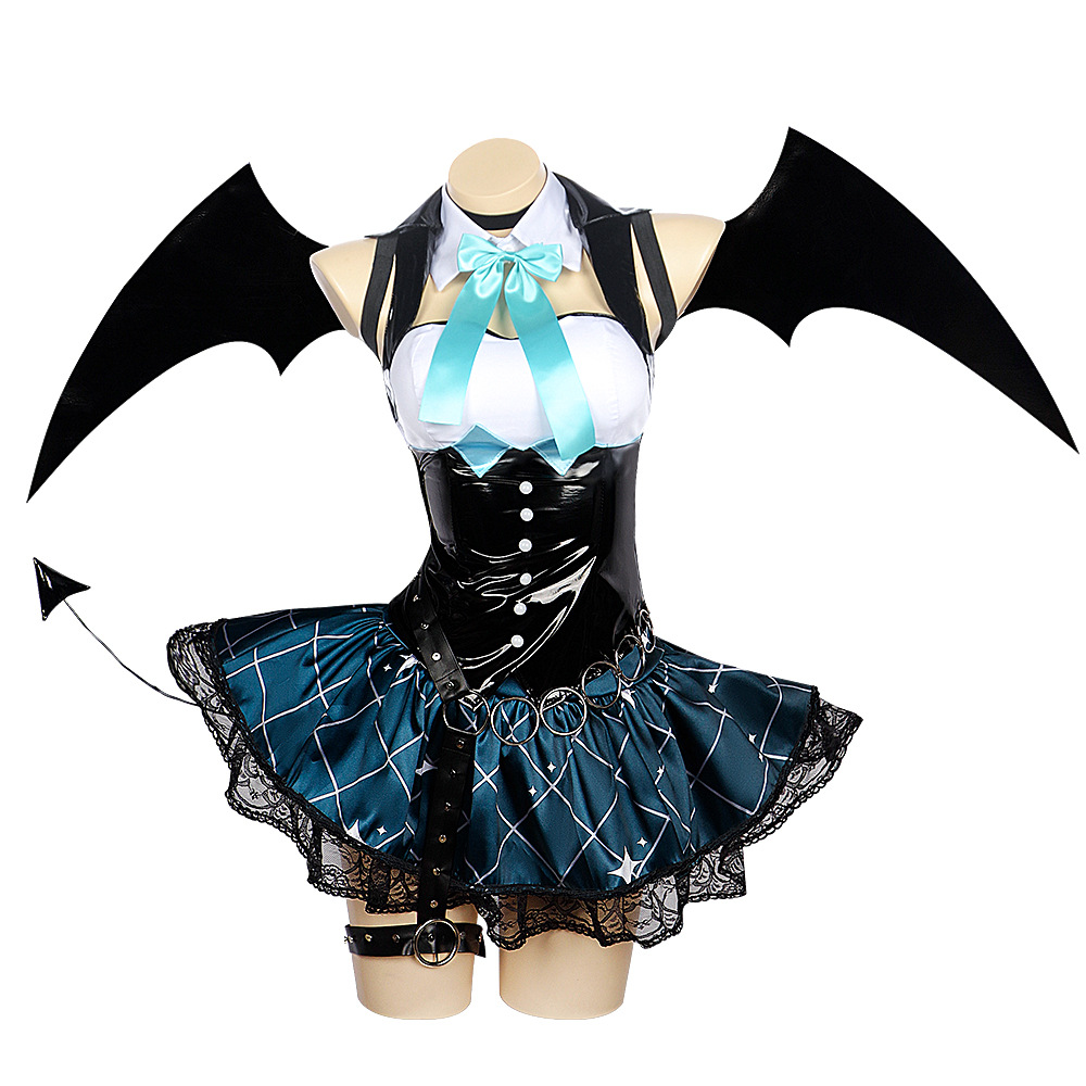 Kostum Cosplay Demon Miku x Ra - Anime Cosplay Miku ulasan dan harga