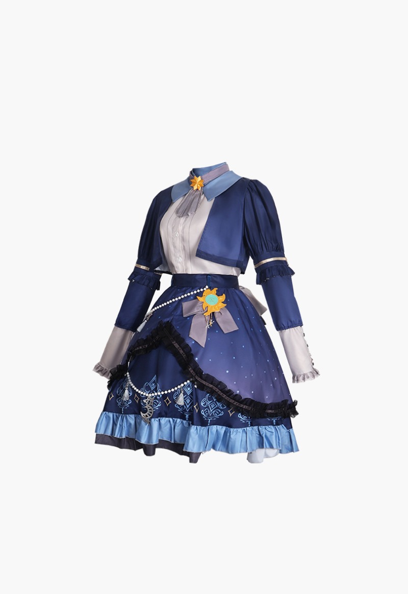 Gaun Warna-warni Bintang PJSK  - Anime Cosplay Japanese ulasan dan harga