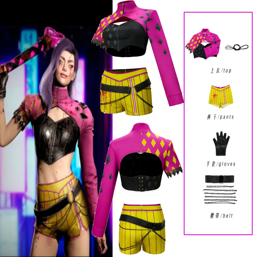Kostum Cosplay Mina Trickster  - Anime Cosplay Com ulasan dan harga