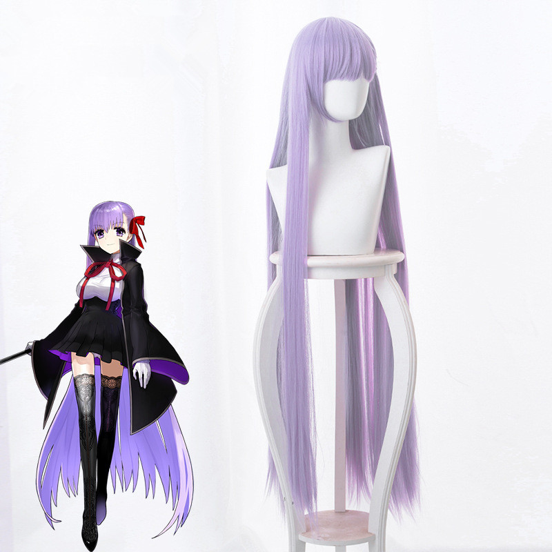 Wig Cosplay Fate Ekstra CCC BB - Anime Cosplay Girl With Black Hair ulasan dan harga