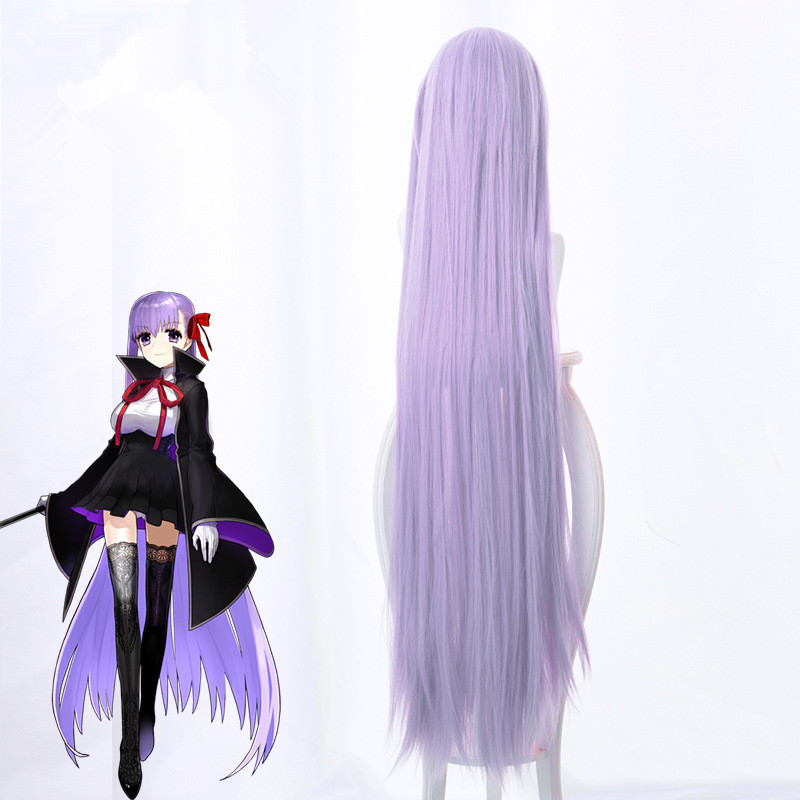 Wig Cosplay Fate Ekstra CCC BB - Anime Cosplay Girl With Black Hair ulasan dan harga