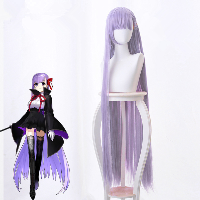 Wig Cosplay Fate Ekstra CCC BB - Anime Cosplay Girl With Black Hair ulasan dan harga