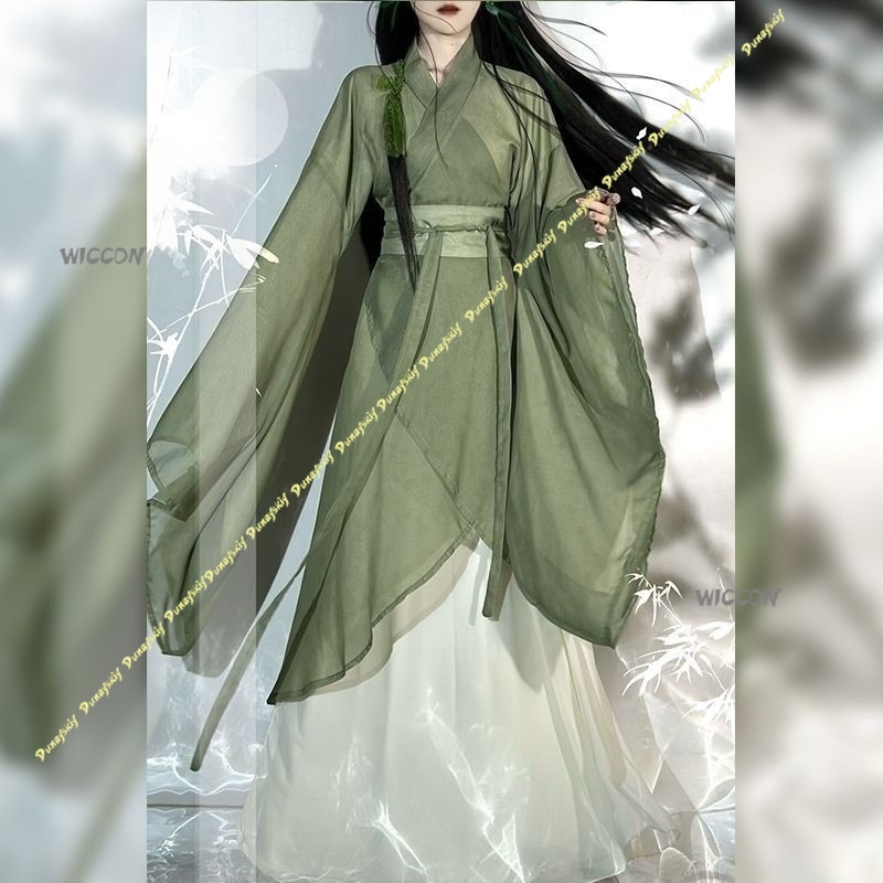 Kostum Cosplay Hanfu Cina Leng - Anime Cosplay Girl With Black Hair ulasan dan harga