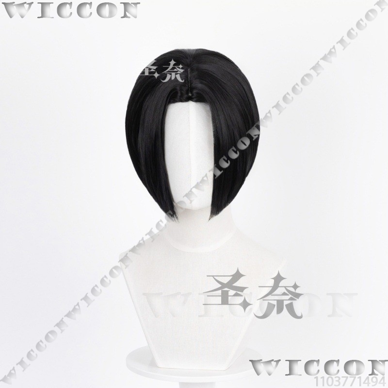 Wig Rambut Pendek Hitam Cospla - Anime Cosplay Girl With Black Hair ulasan dan harga