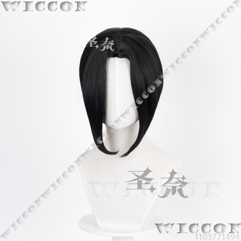 Wig Rambut Pendek Hitam Cospla - Anime Cosplay Girl With Black Hair ulasan dan harga