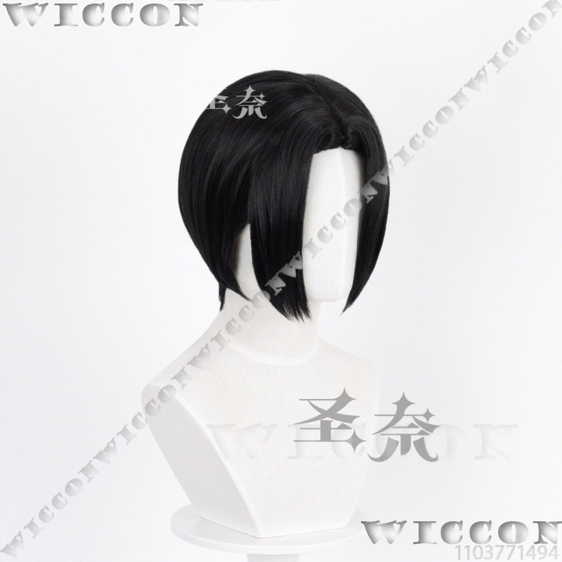 Wig Rambut Pendek Hitam Cospla - Anime Cosplay Girl With Black Hair ulasan dan harga