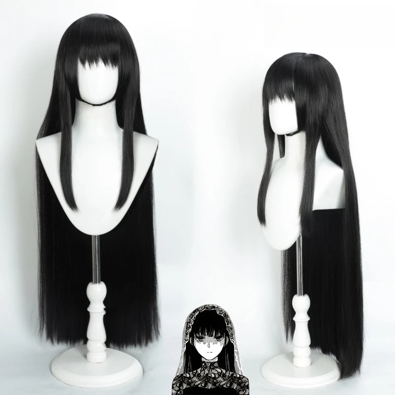 2025 11 Wig Gothic Taro Anime  - Anime Cosplay Girl With Black Hair ulasan dan harga
