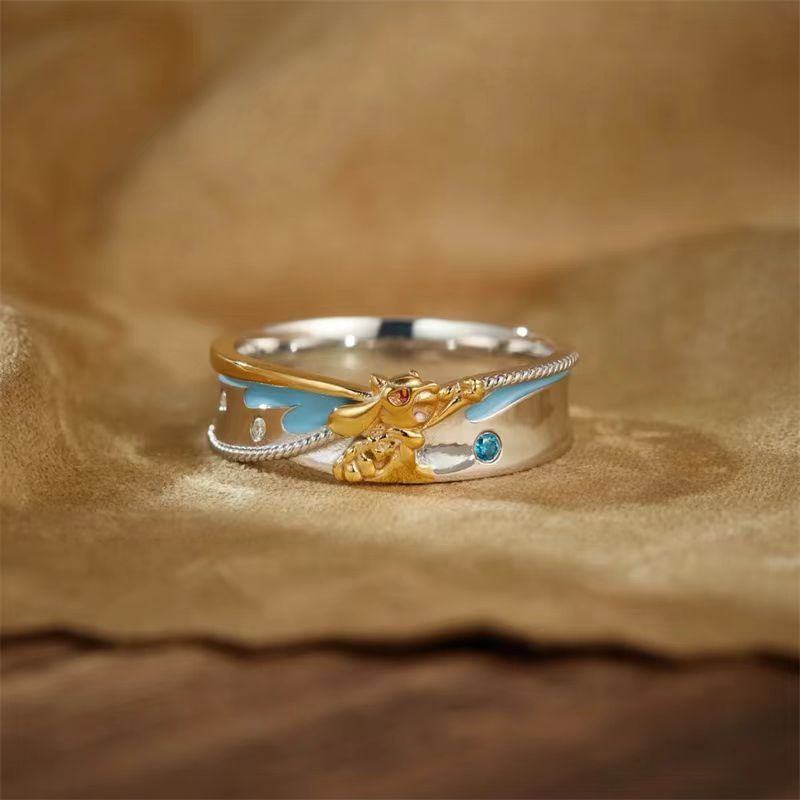 Cincin Pasangan Pokémon Riolu  - Anime Cosplay Couple ulasan dan harga