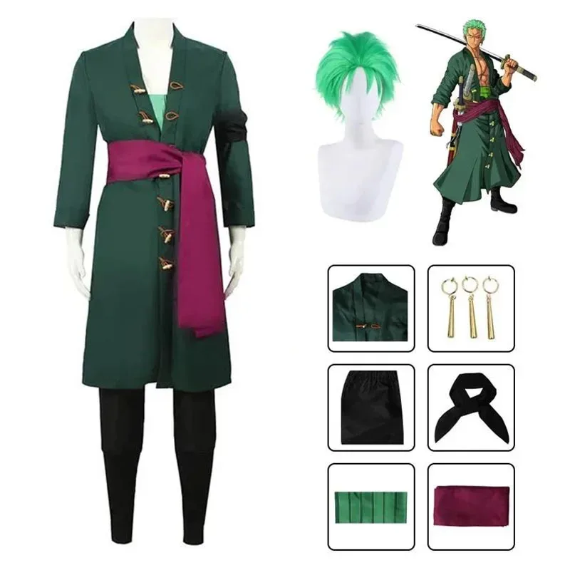 Kostum Cosplay Anime Roronoa S - Cosplay Anime Zoro ulasan dan harga
