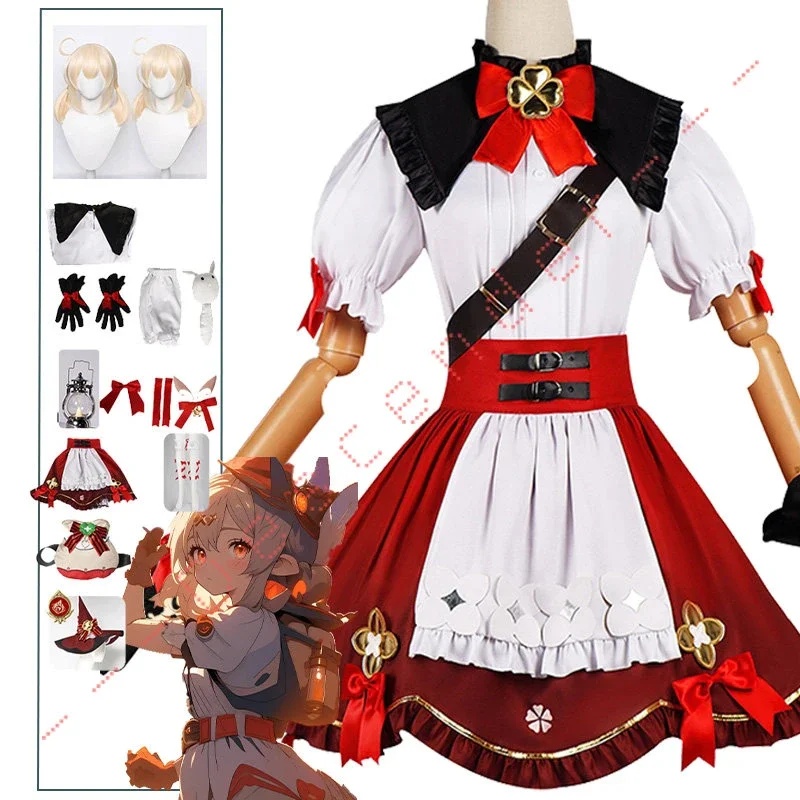 Kostum Cosplay Klee Genshin Im - Anime Cosplay Com ulasan dan harga