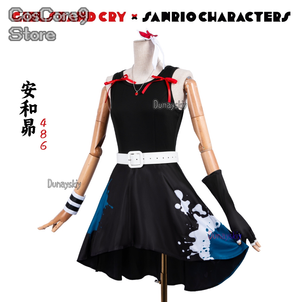 Subaru Awa Cosplay 코스프레 Gaun P - Anime Cosplay Girl With Black Hair ulasan dan harga