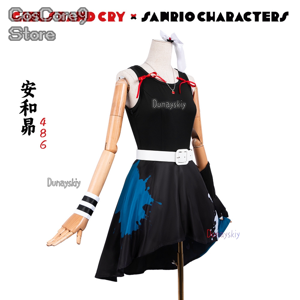 Subaru Awa Cosplay 코스프레 Gaun P - Anime Cosplay Girl With Black Hair ulasan dan harga