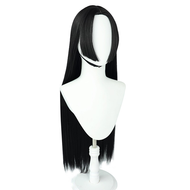 Wig Cosplay Anime Boa Hancock  - Anime Cosplay Girl With Black Hair ulasan dan harga