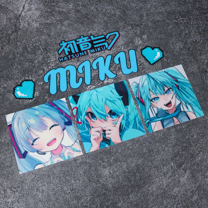 Stiker Reflektif Anime Hatsune - Anime Cosplay Miku ulasan dan harga