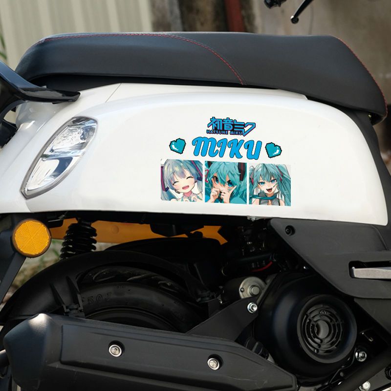 Stiker Reflektif Anime Hatsune - Anime Cosplay Miku ulasan dan harga